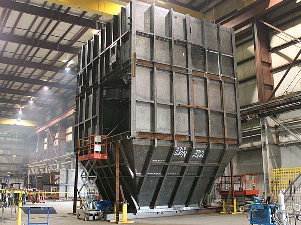 Trial Fit of Oil Refinery Ductwork Fabricated at our Facilities in Ancaster, Ontario, Canada