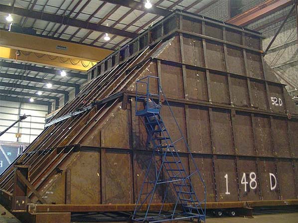 Trial Fit of an Upper & Lower Coal SCR Hopper at our Ancaster, Ontario Facilities
