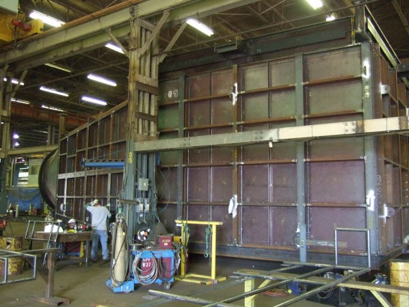 Oil Refinery Ductwork Trial Fit in our Brantford Plant