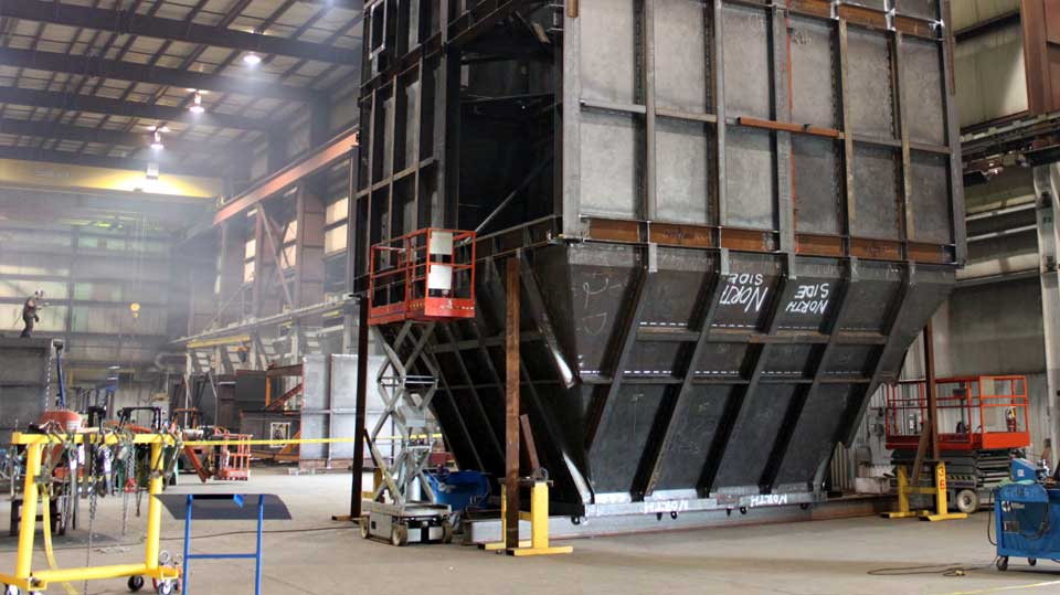 Large scale fabrication at Cambridge Pro Fab.