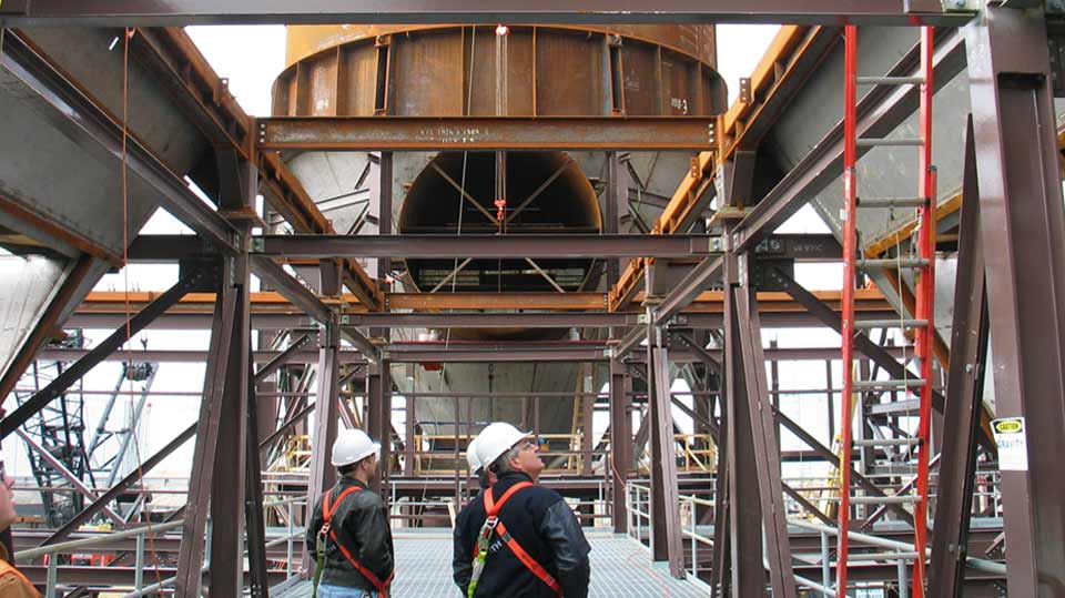 Fabrication for a oil refinery.
